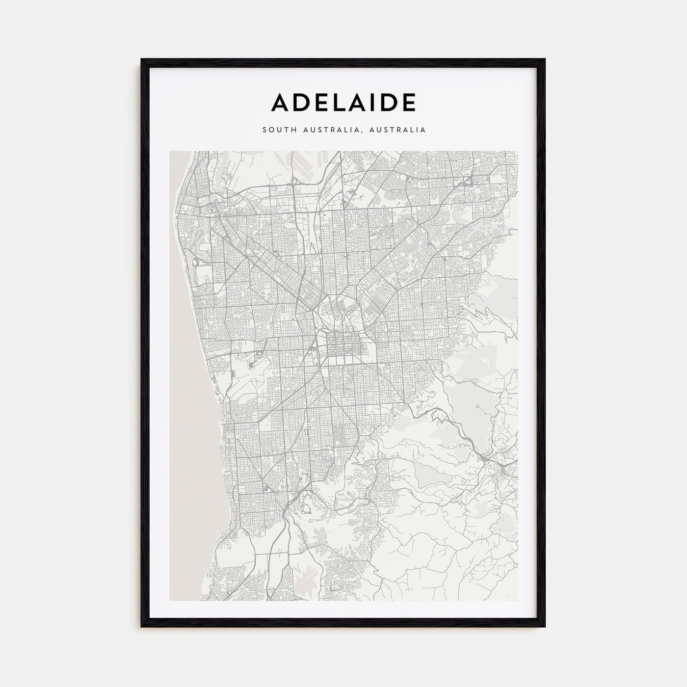 Antwerp Drawn Poster