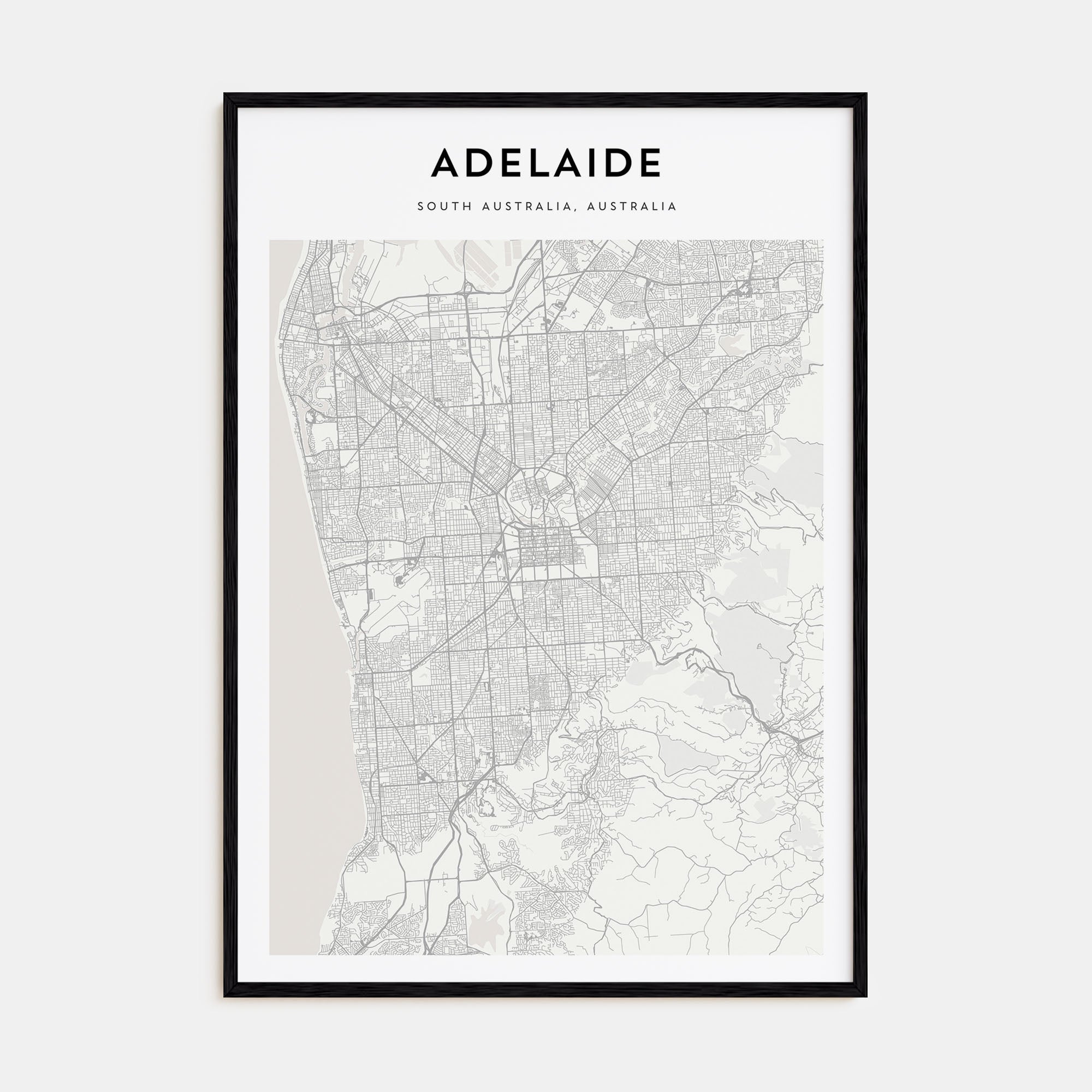 Antwerp Drawn Poster