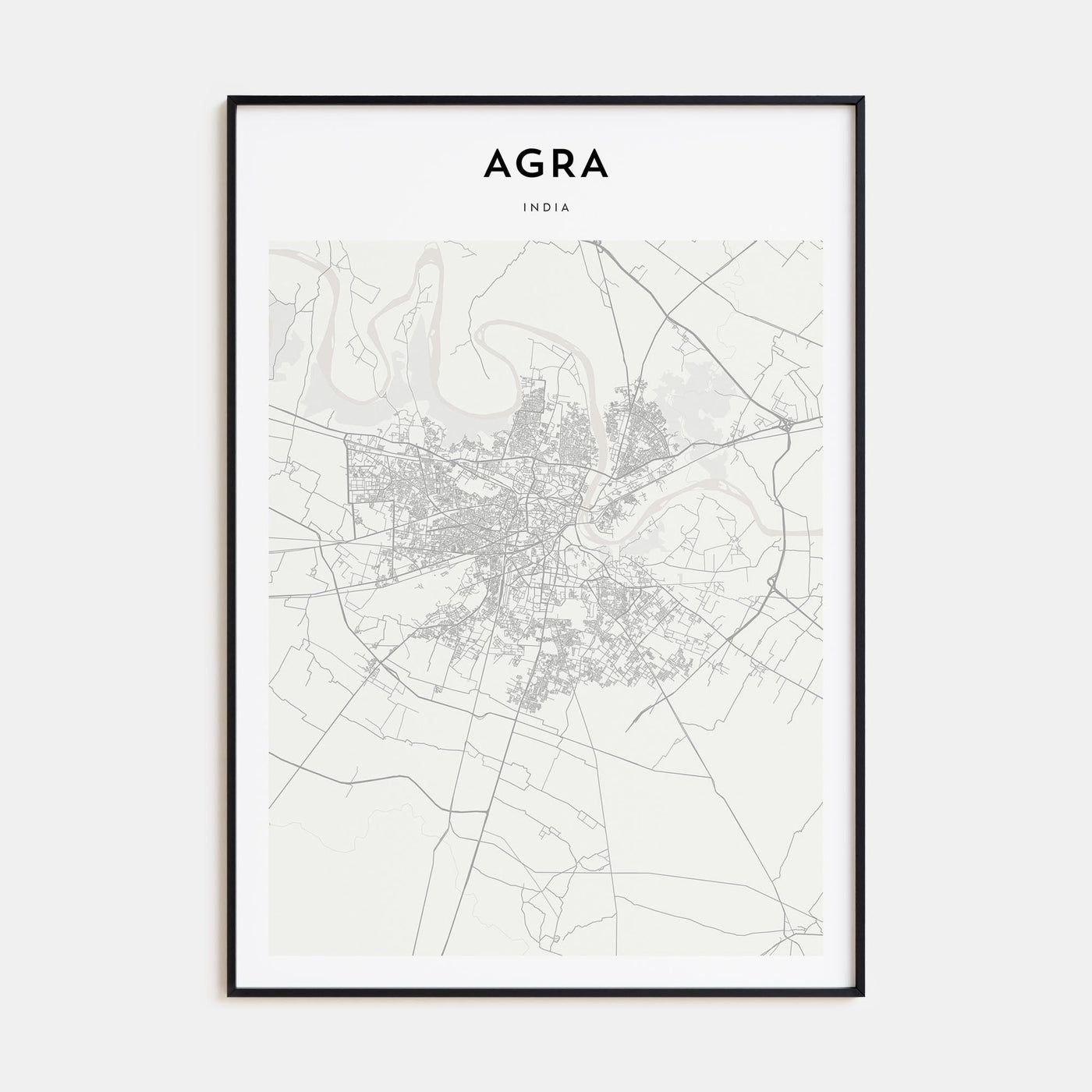 Asunción Drawn Poster