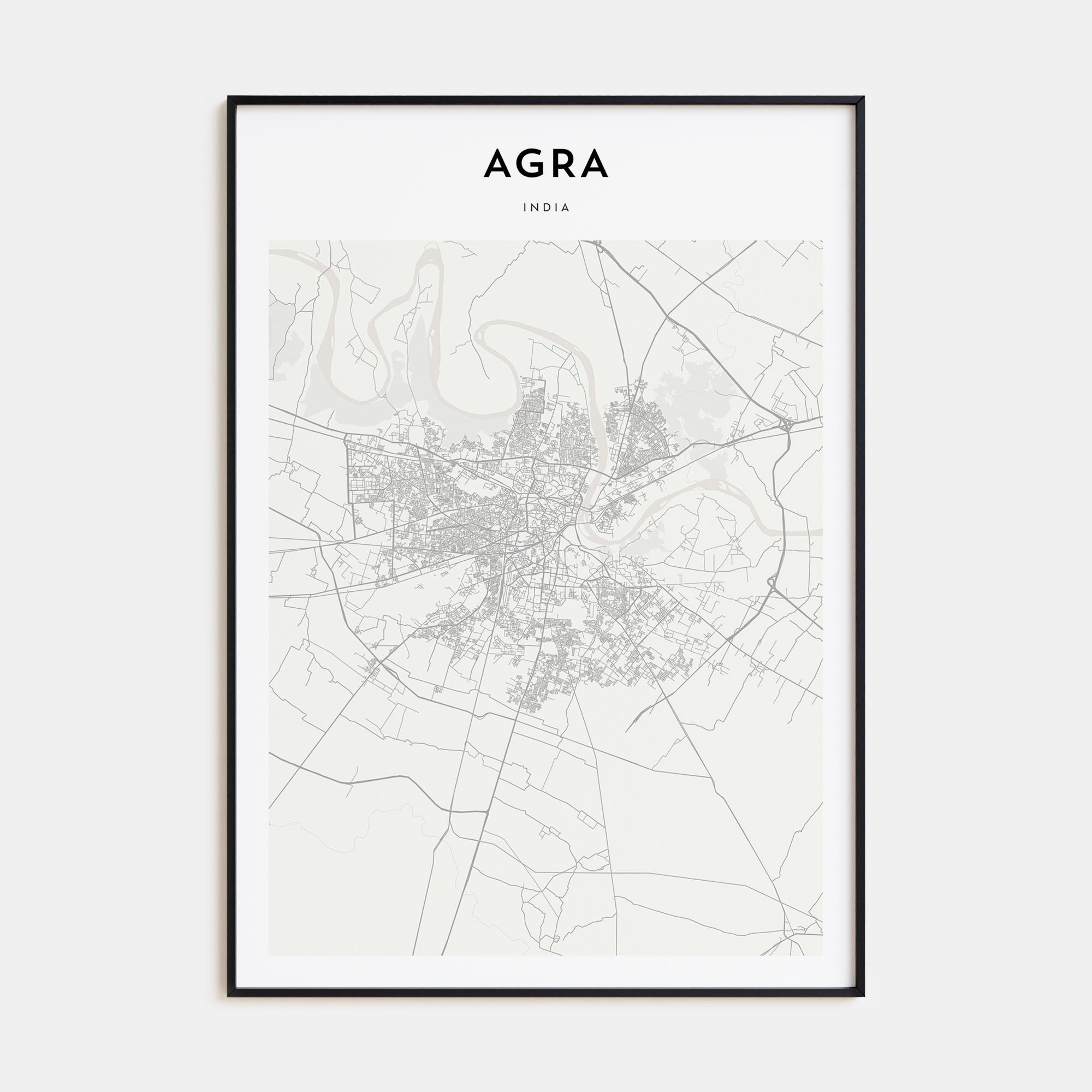 Asunción Drawn Poster