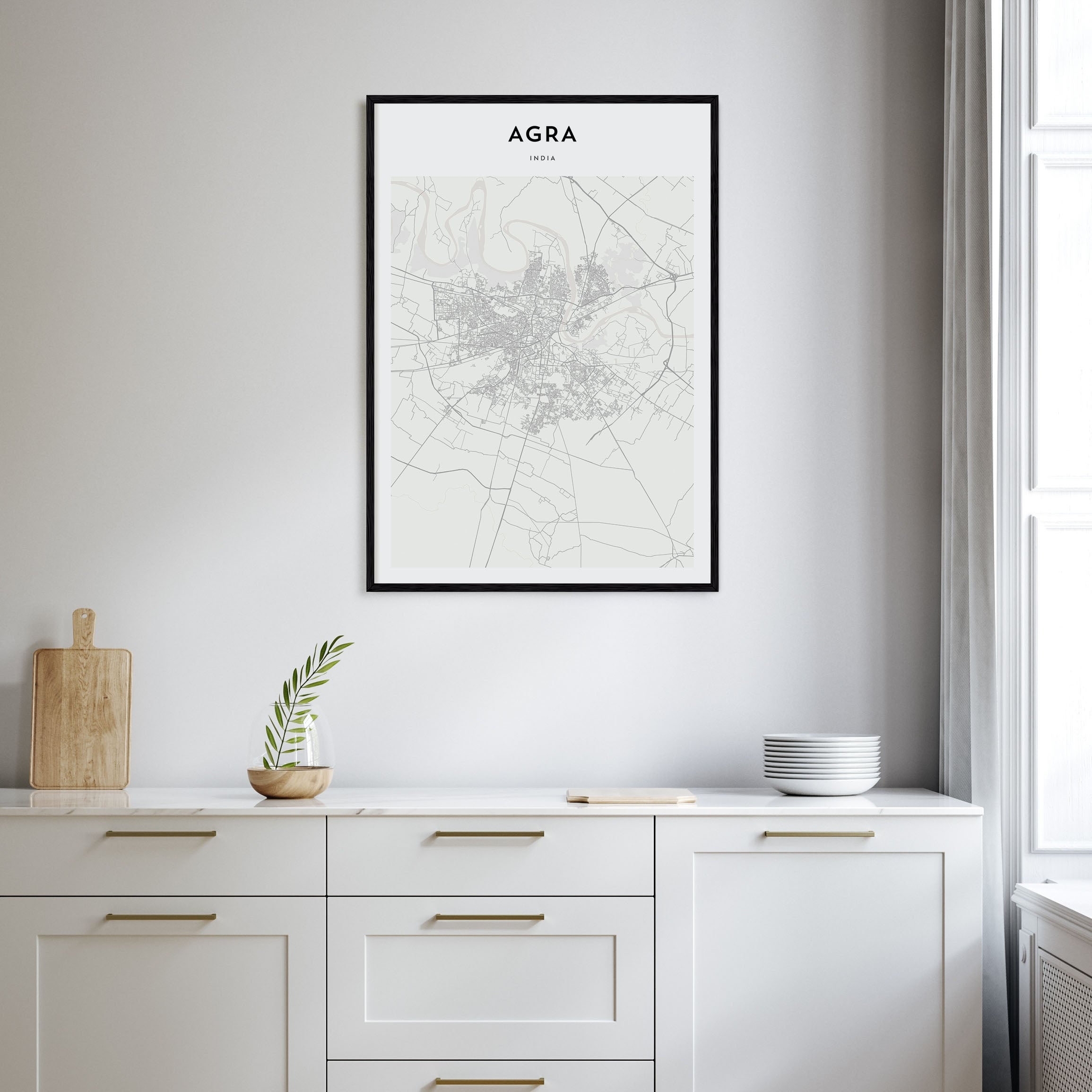 Asunción Drawn Poster