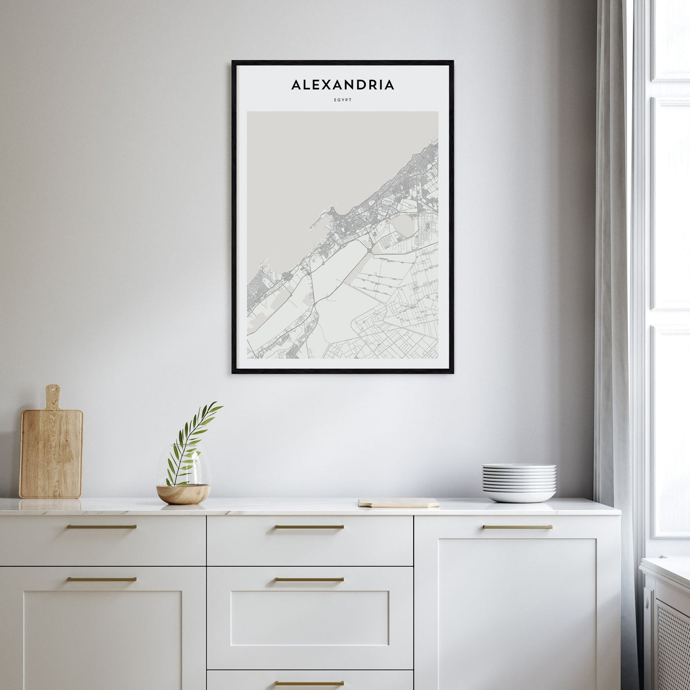 Barcelona Drawn No 2 Poster