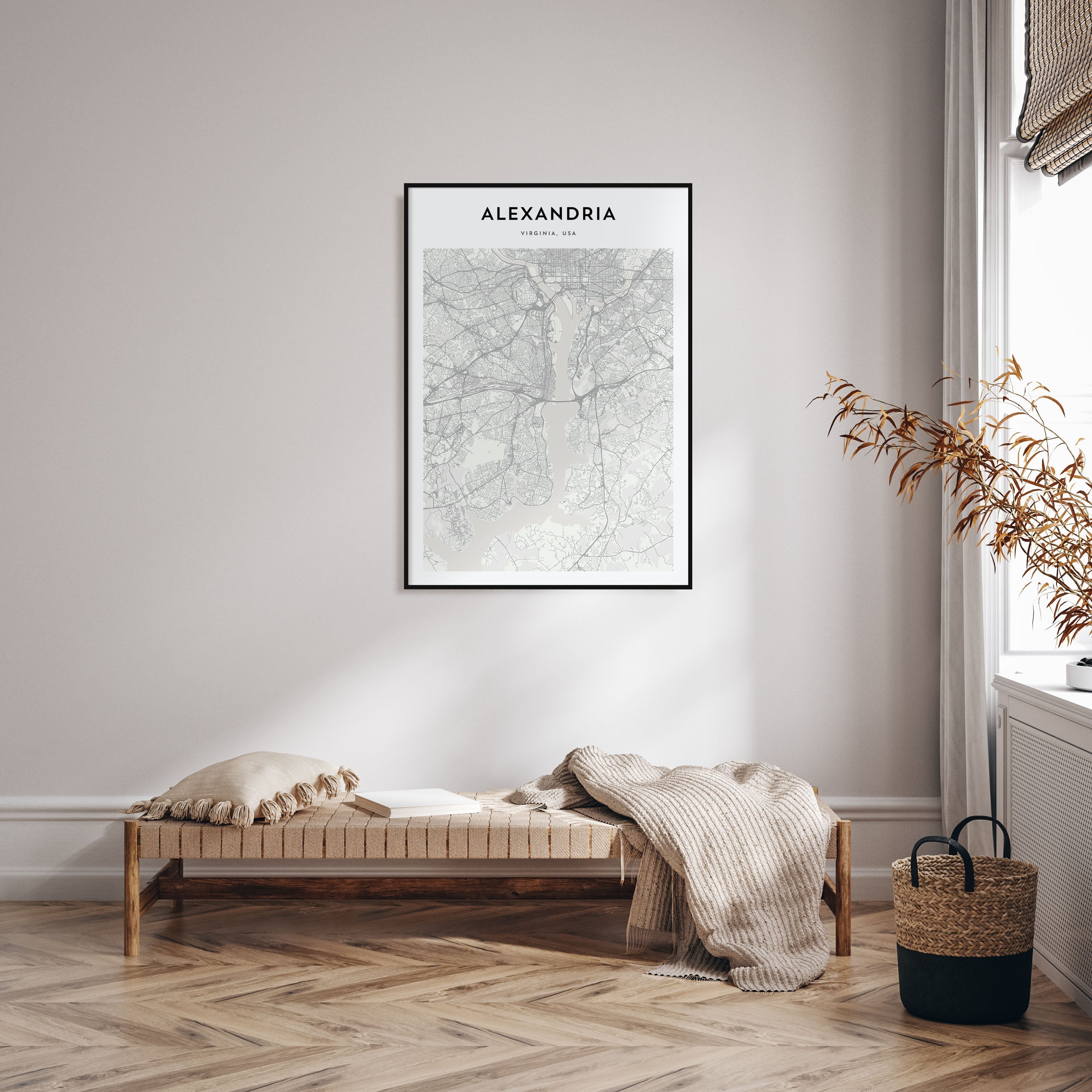 Baños Drawn Poster