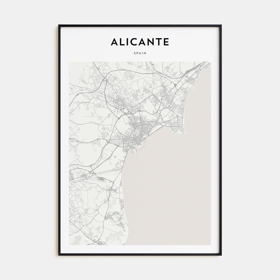 Barcelona Drawn No 1 Poster