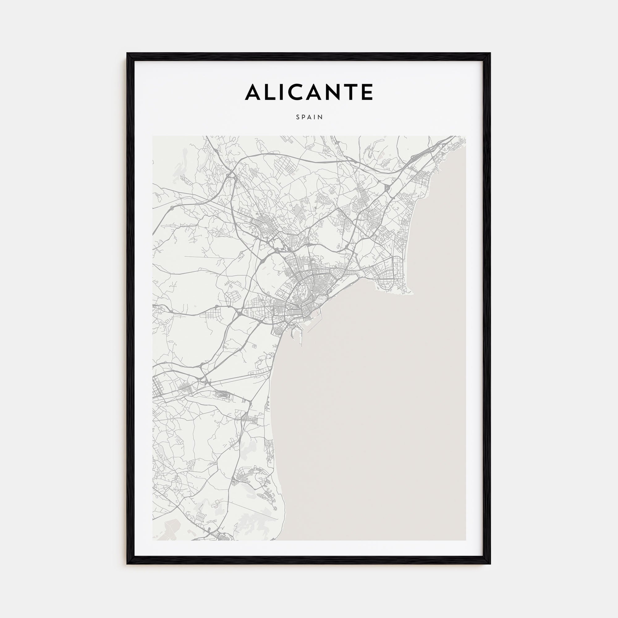 Barcelona Drawn No 1 Poster