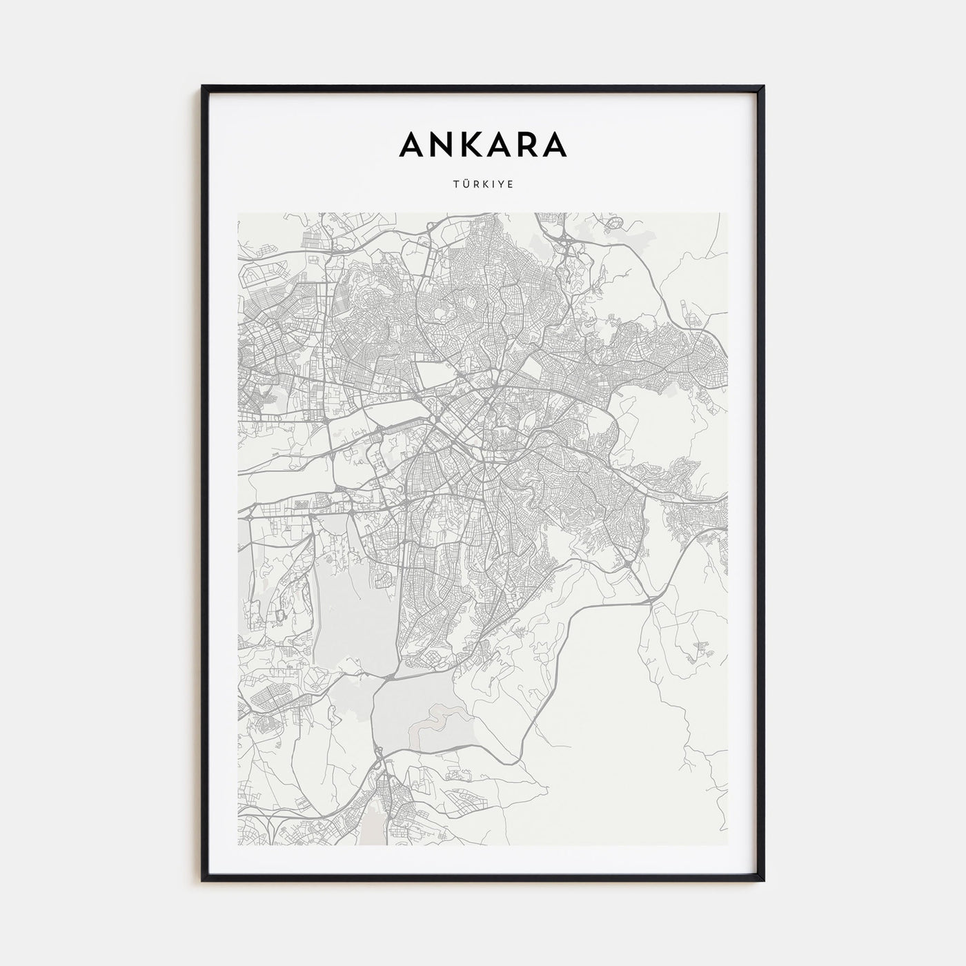 Brasília Drawn Poster