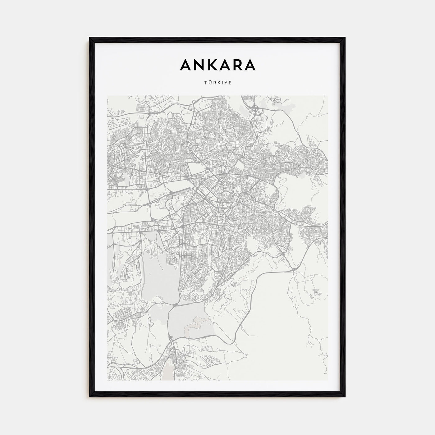 Brasília Drawn Poster
