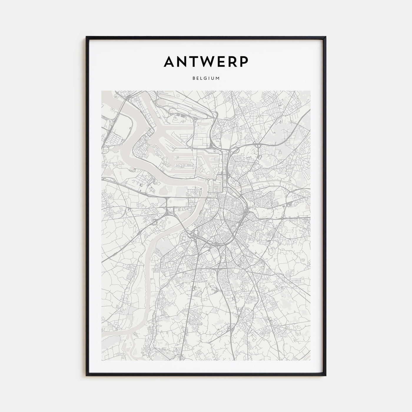 Cape Town Drawn Poster