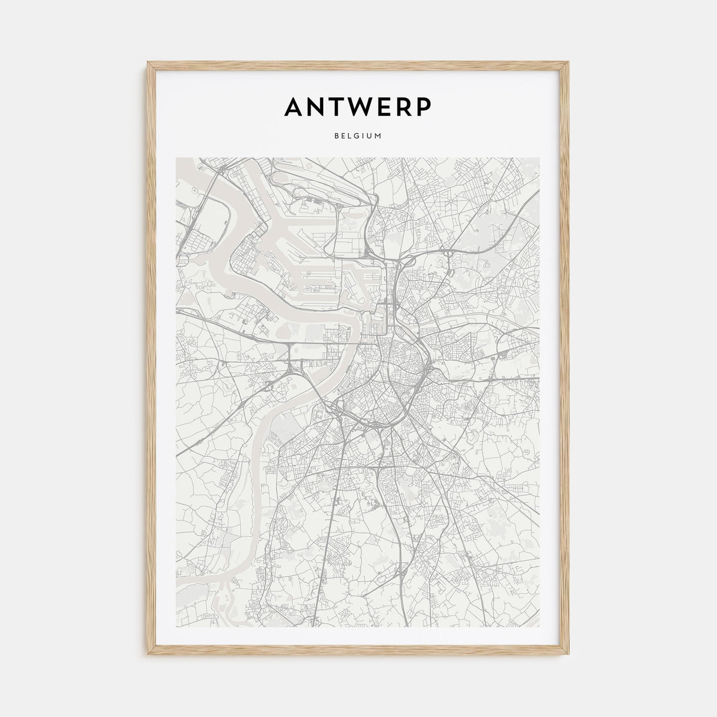 Cape Town Drawn Poster