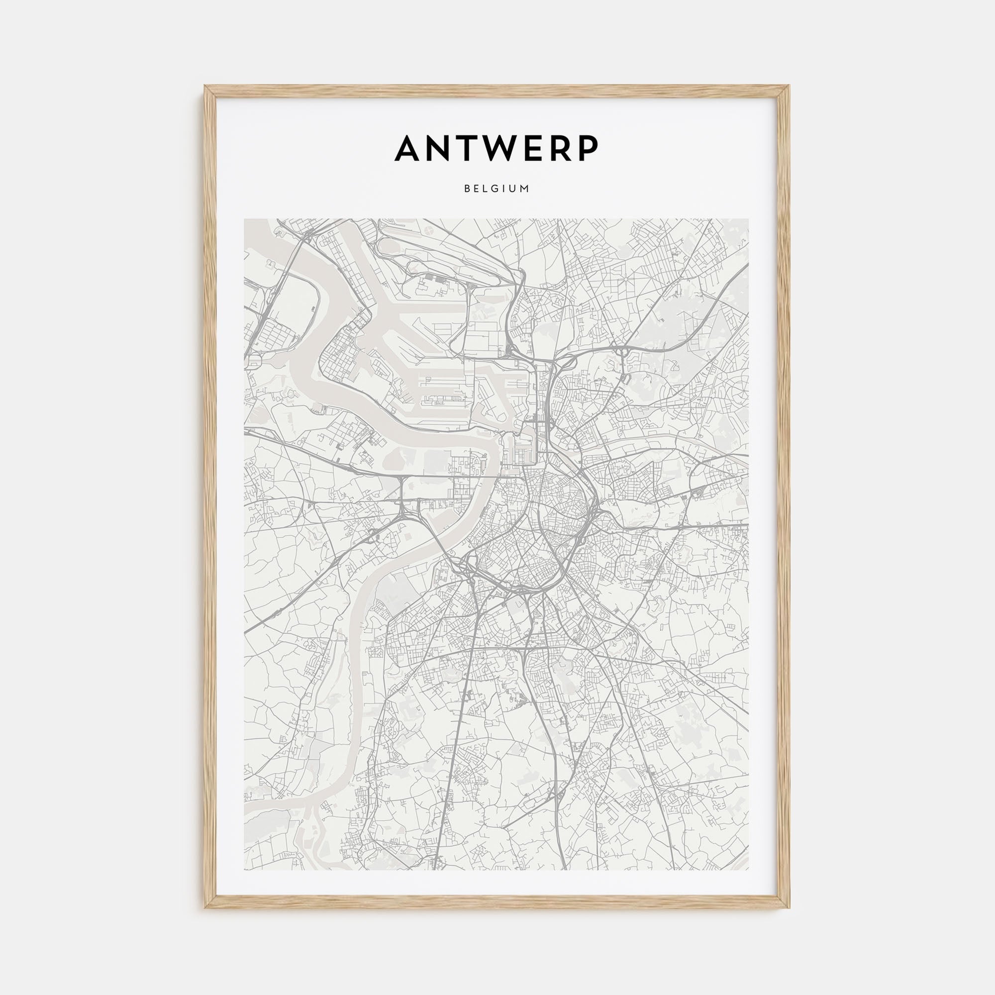 Cape Town Drawn Poster
