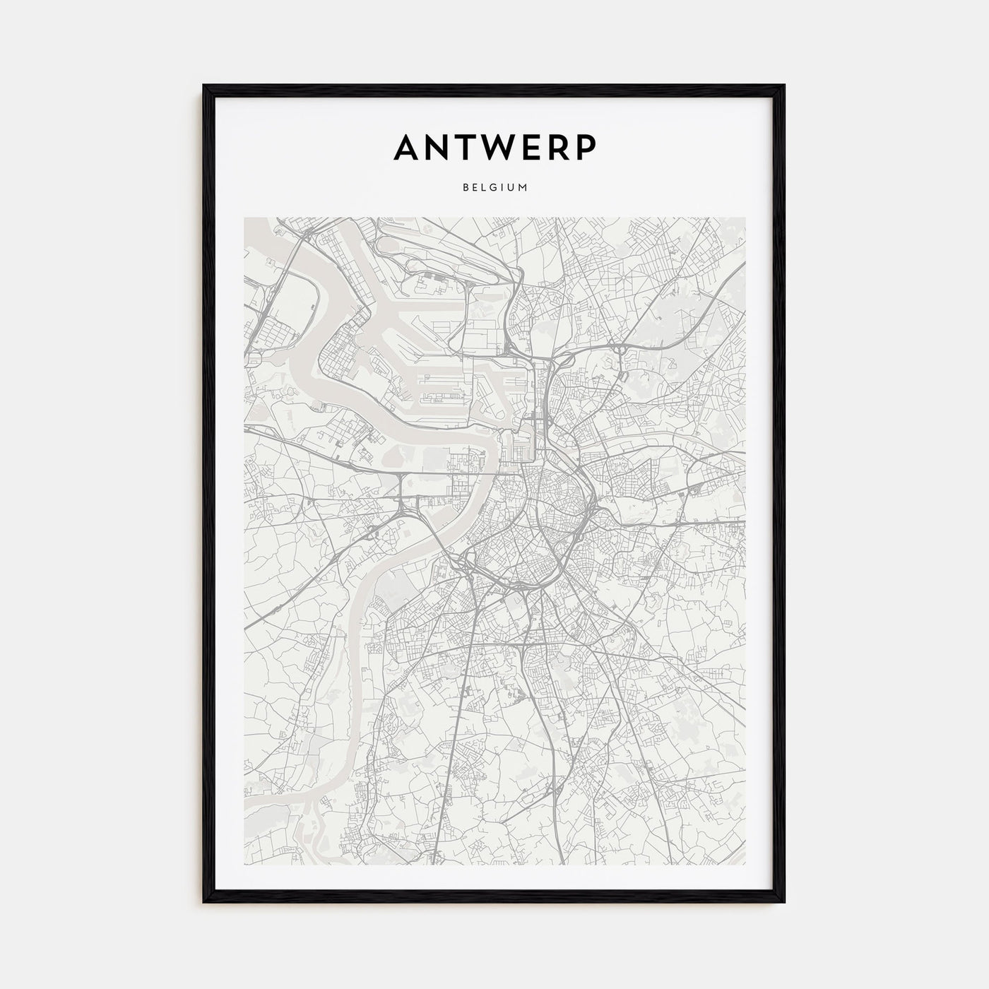 Cape Town Drawn Poster