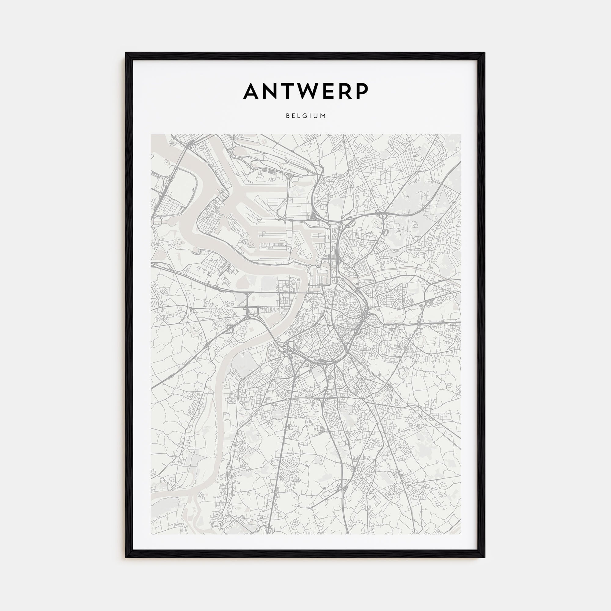 Cape Town Drawn Poster