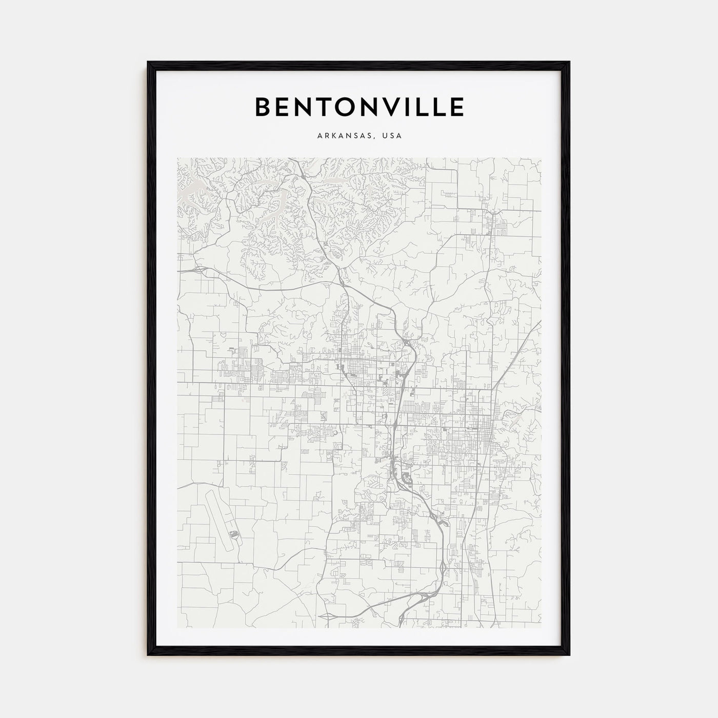 Houston Drawn Poster