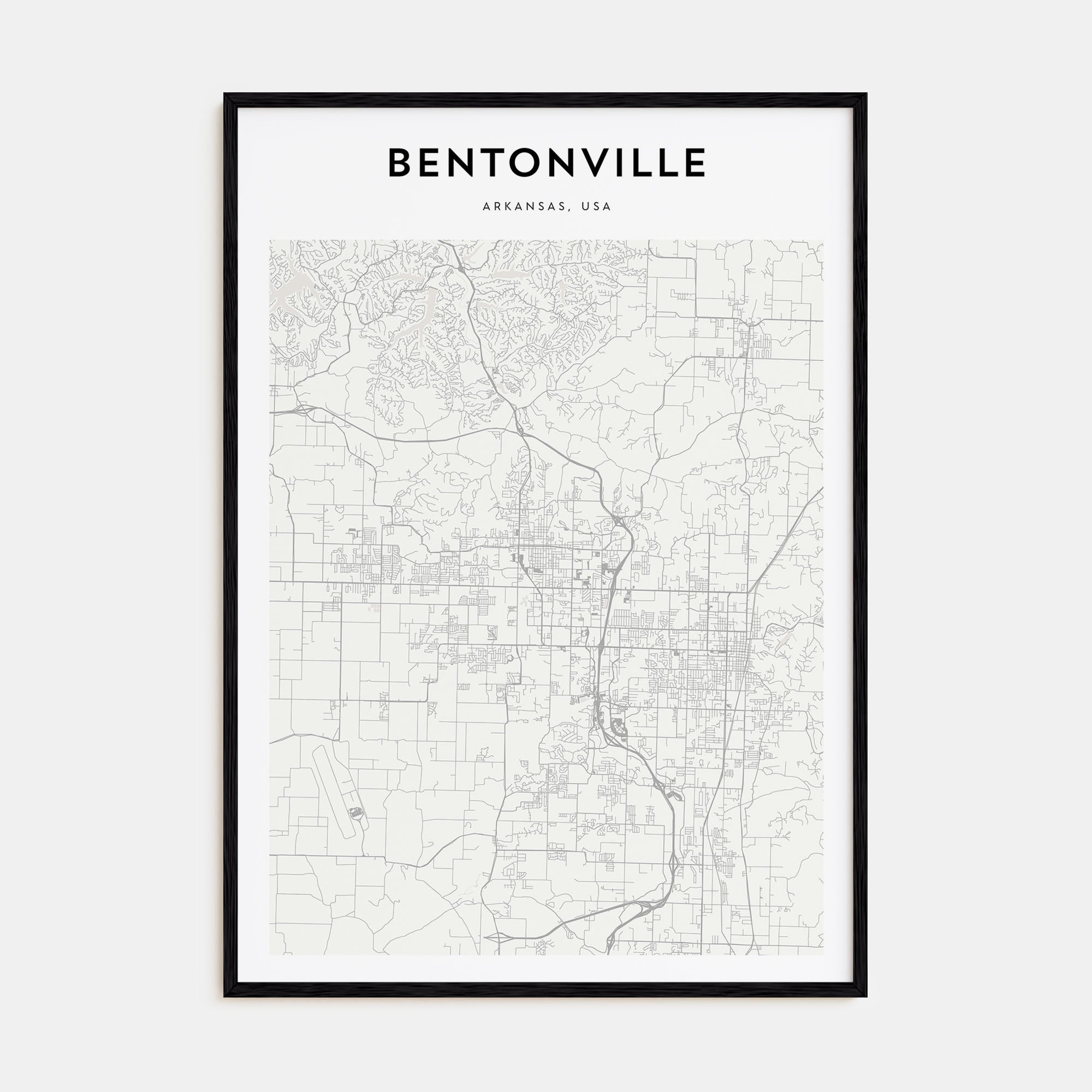 Houston Drawn Poster