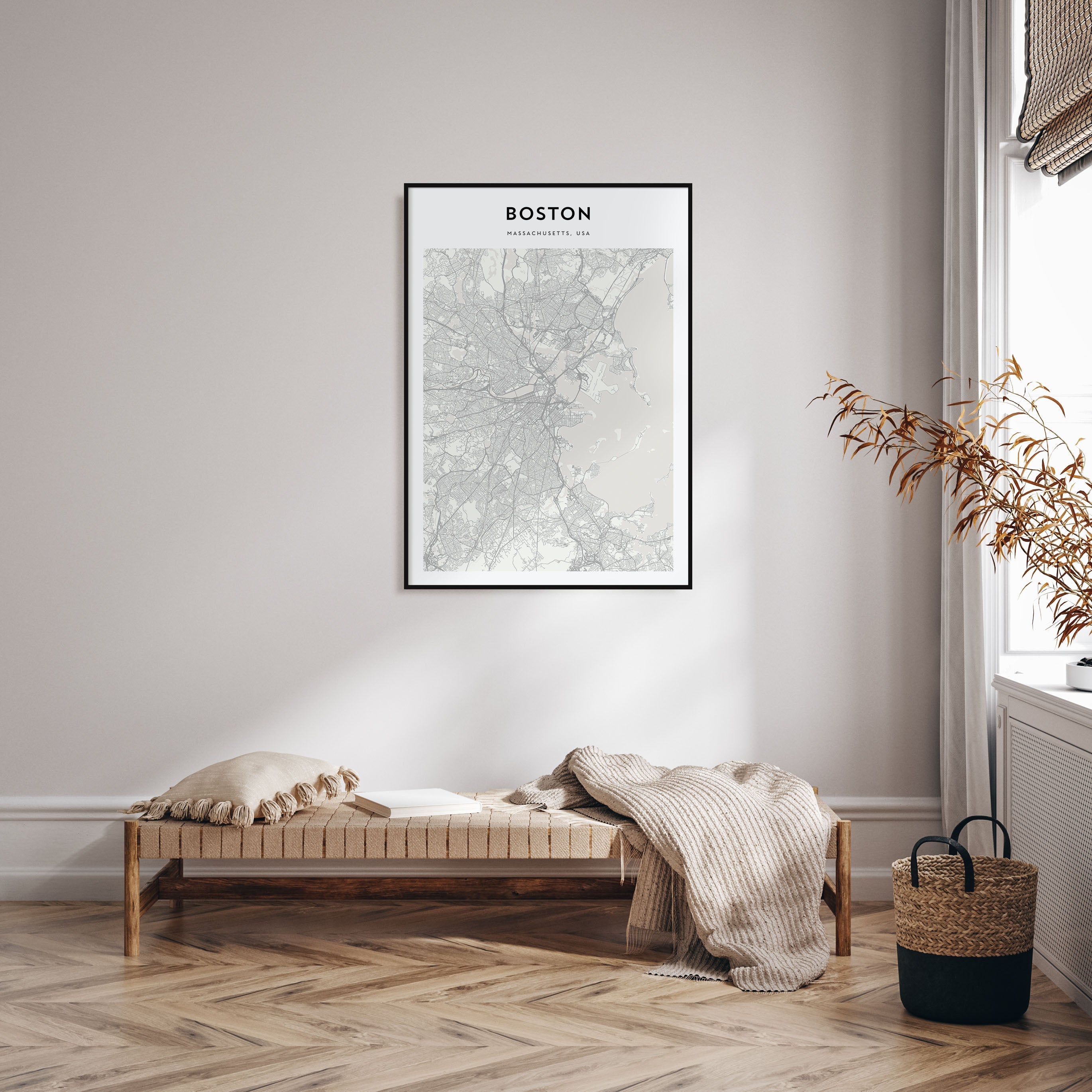 Madrid Drawn Poster
