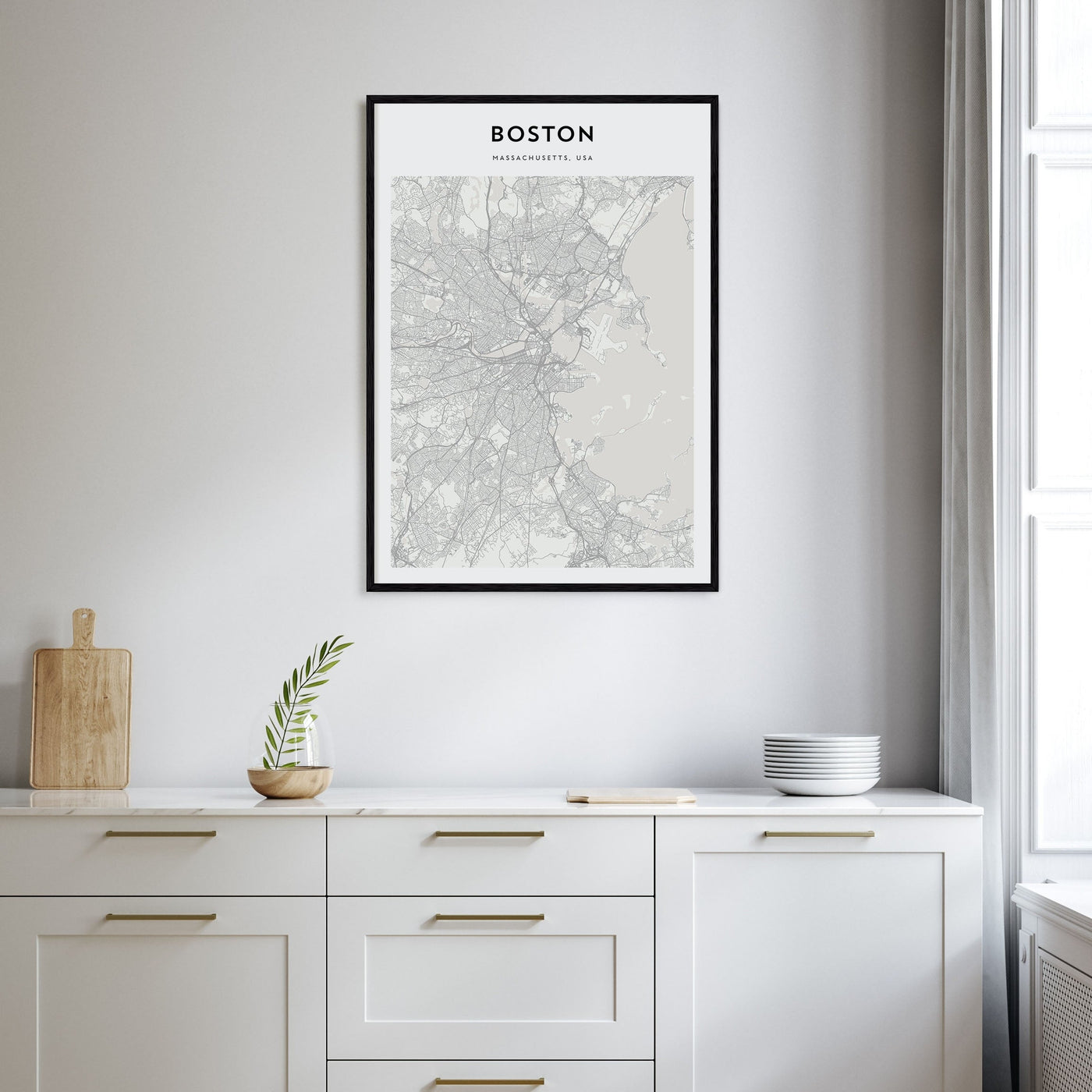Madrid Drawn Poster