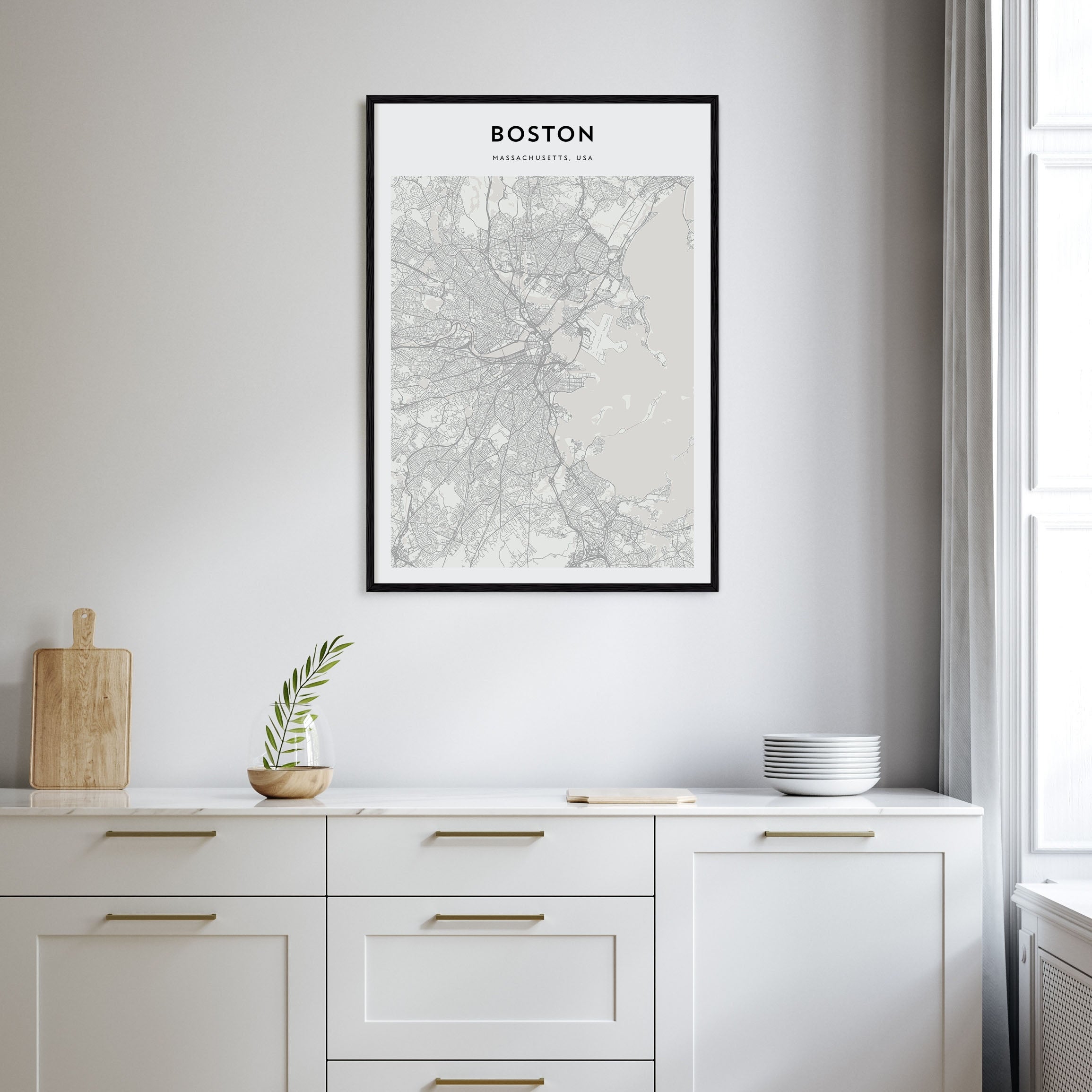 Madrid Drawn Poster