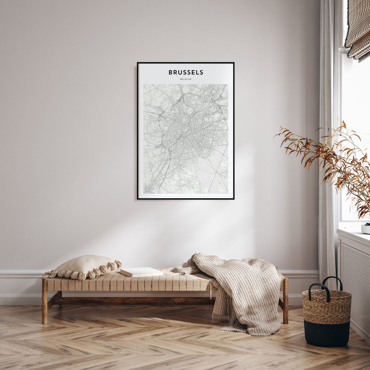 Montevideo Drawn Poster
