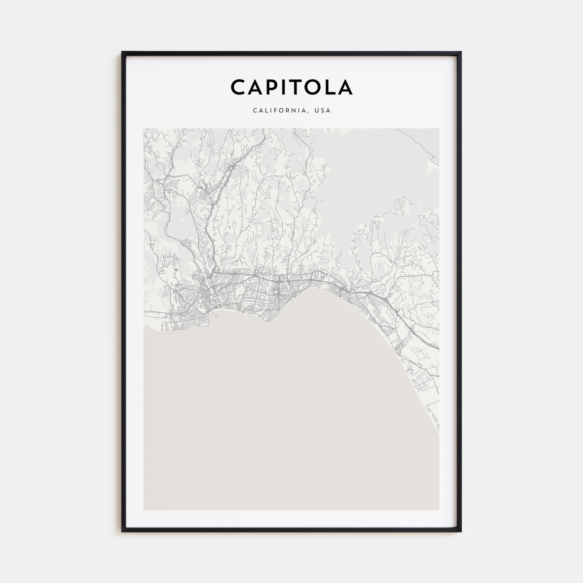 Porto Alegre Drawn Poster