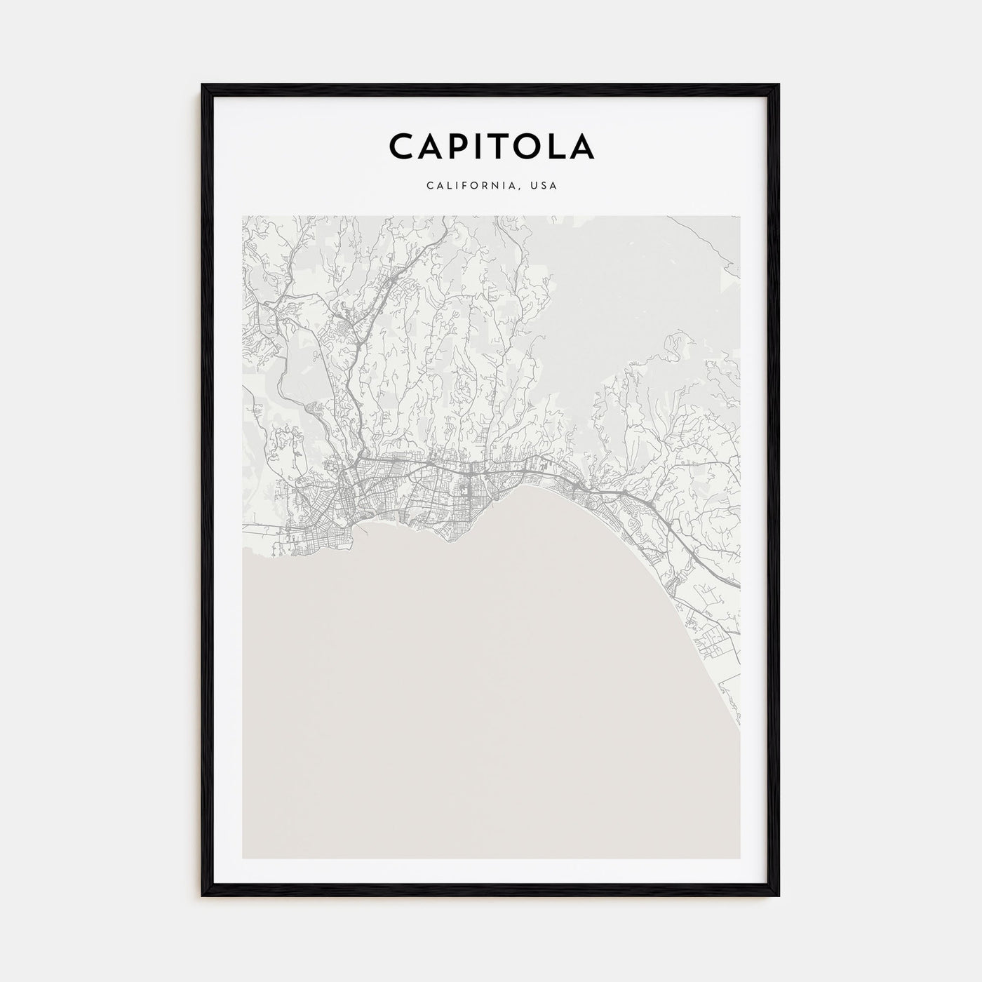 Porto Alegre Drawn Poster