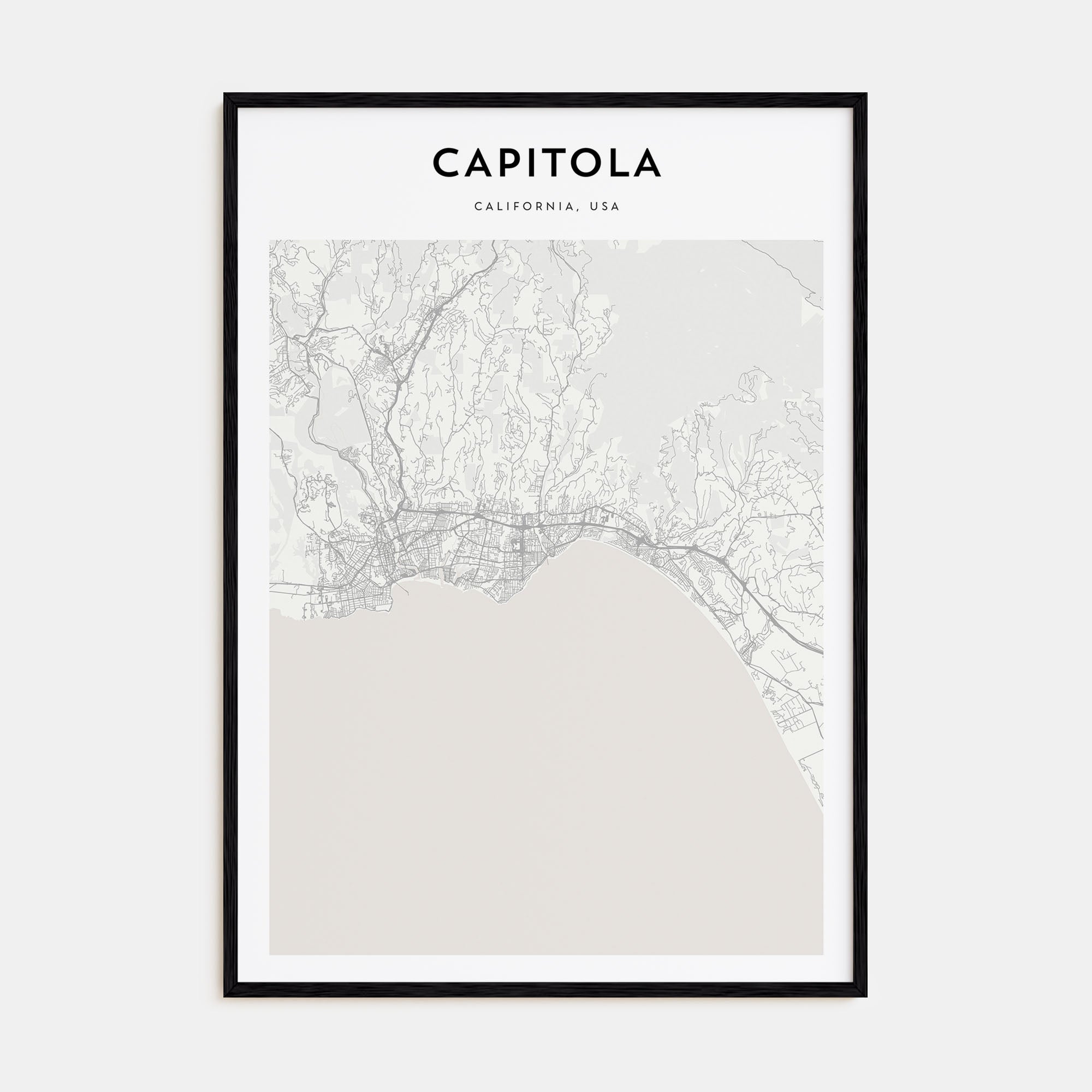 Porto Alegre Drawn Poster