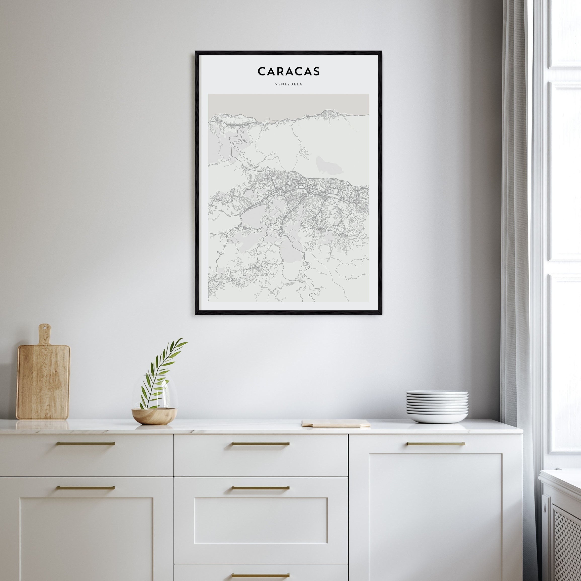 Positano Drawn Poster